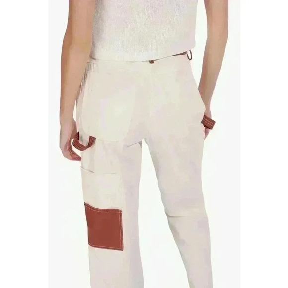 New STAUD Apollo Pants, Cream Size 6 New With Tags - Picture 5 of 10